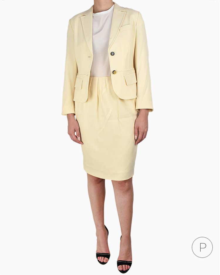 Conjunto Yves Saint Laurent Original Off-White Feminino